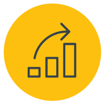 Icon for bar graph